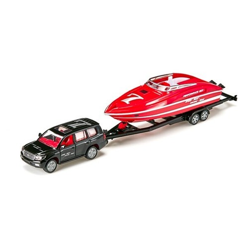 Siku auto mit motorboot - mit,